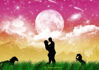 Love To The Stars - Obrázkek zdarma pro 220x176