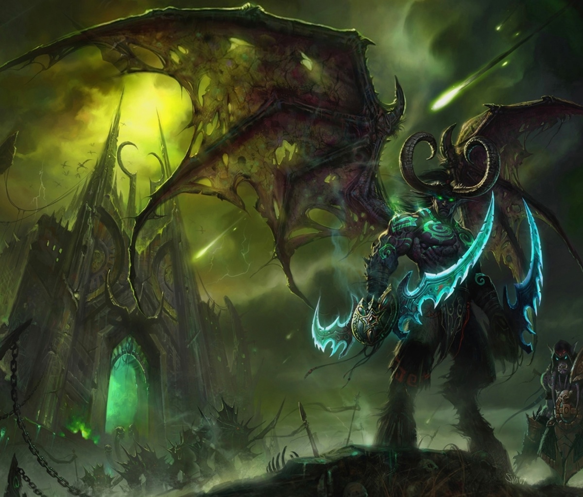 Screenshot №1 pro téma Lord of Outland Warcraft III 1200x1024