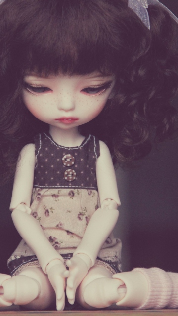 Screenshot №1 pro téma Cute Vintage Doll 360x640