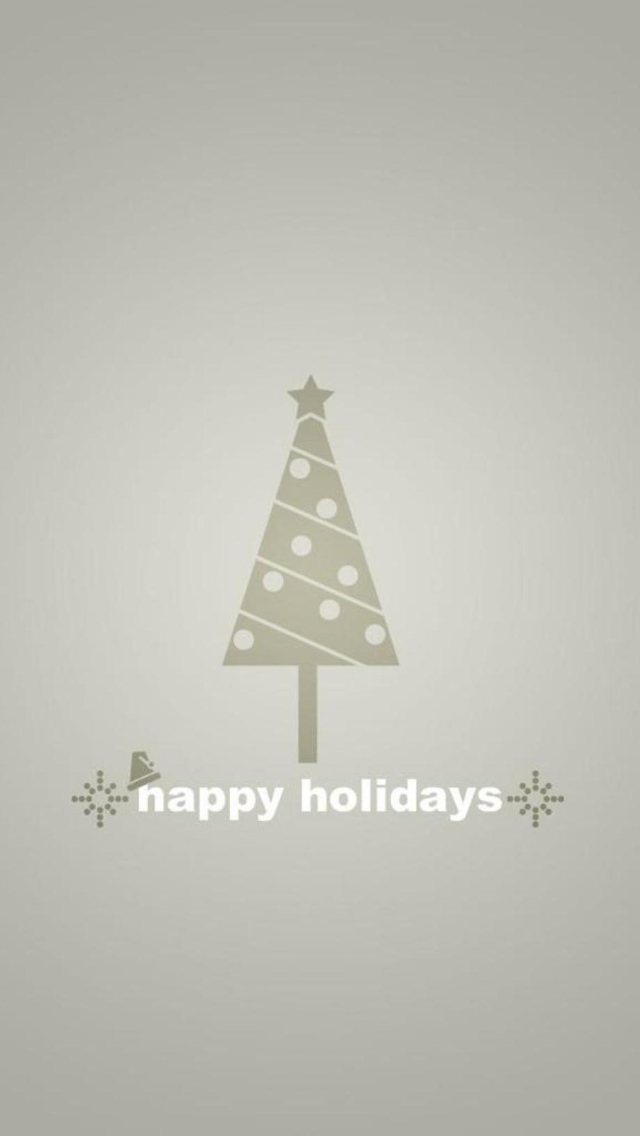 Обои Happy Holidays 640x1136