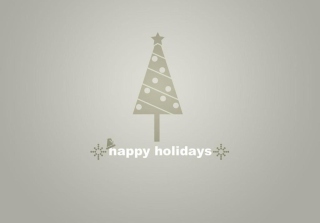 Happy Holidays - Obrázkek zdarma pro Nokia C3