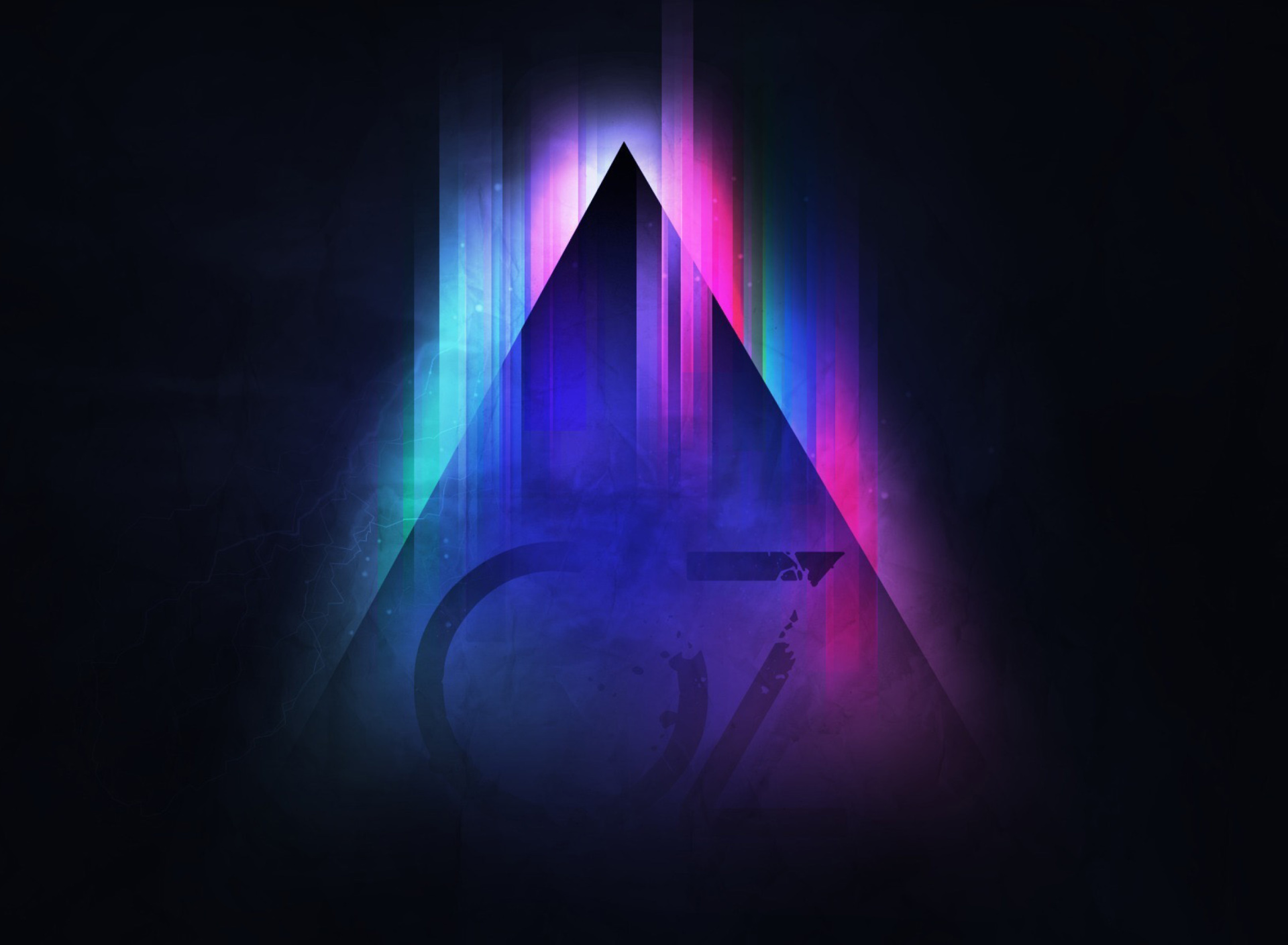 Colorful Triangle Vector screenshot #1 1920x1408