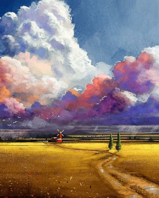 Nature Painting - Obrázkek zdarma pro Nokia X6