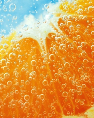 Kostenloses Refreshing Orange Drink Wallpaper für Nokia C5-05