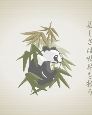 Panda Drawing - Obrázkek zdarma pro Nokia Asha 308