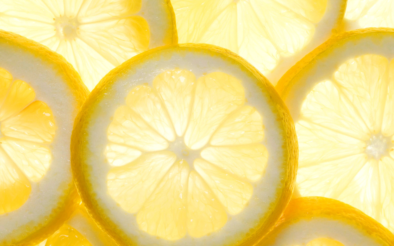 Sfondi Lemon Slice 1280x800