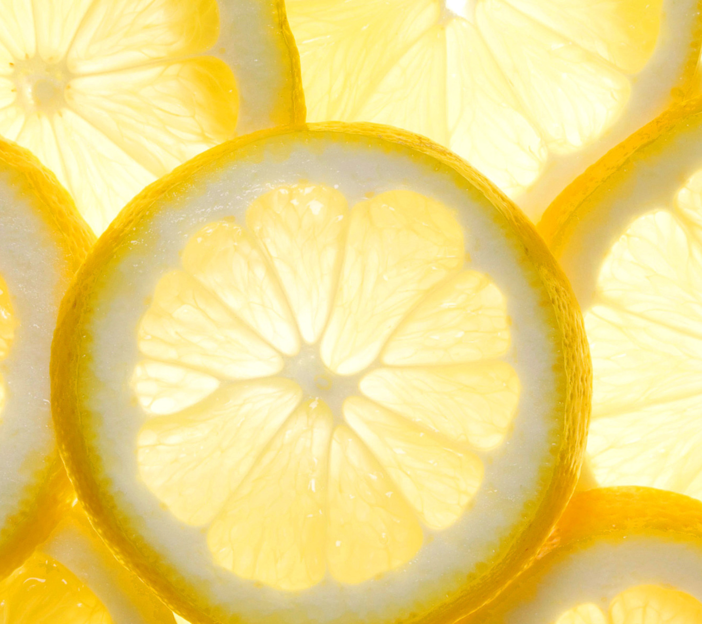 Fondo de pantalla Lemon Slice 1440x1280