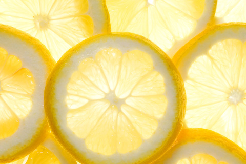 Lemon Slice wallpaper 480x320