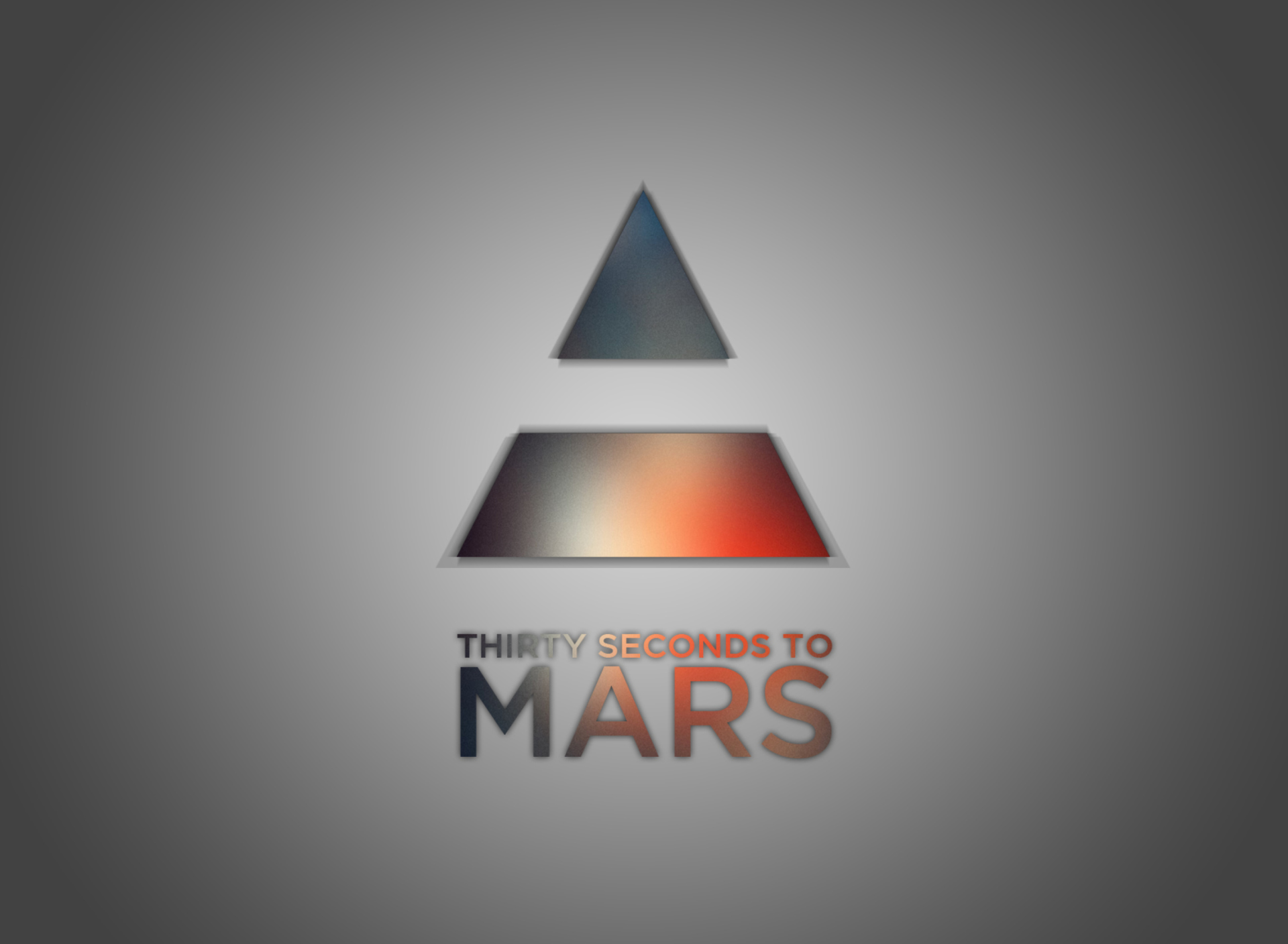 Das Thirty Seconds To Mars Logo Wallpaper 1920x1408