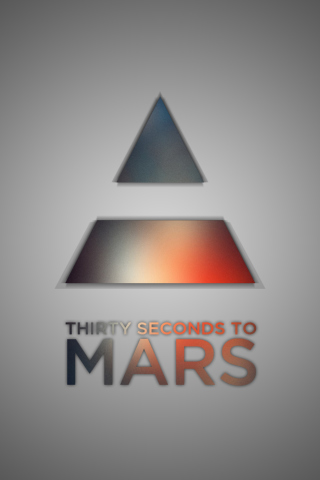 Screenshot №1 pro téma Thirty Seconds To Mars Logo 320x480