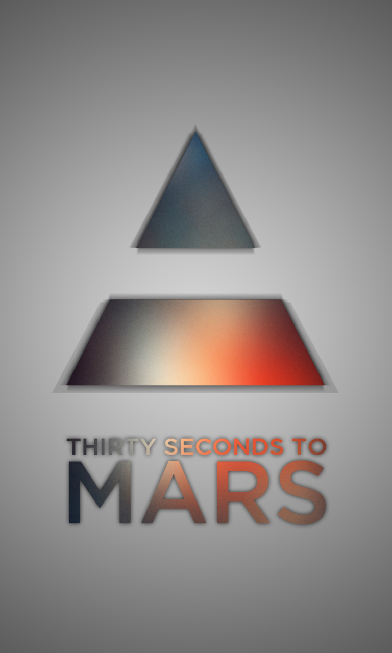 Thirty Seconds To Mars Logo screenshot #1 768x1280