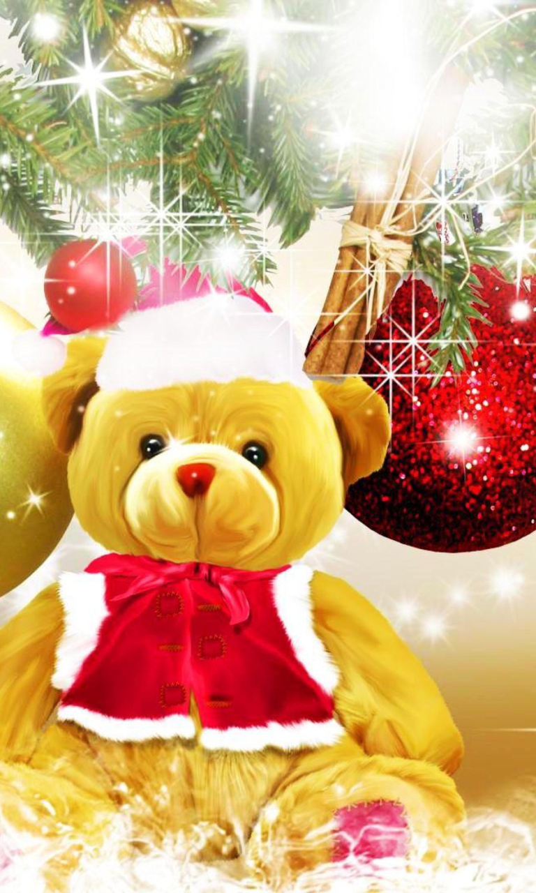 Sfondi Teddy Bear's Christmas 768x1280