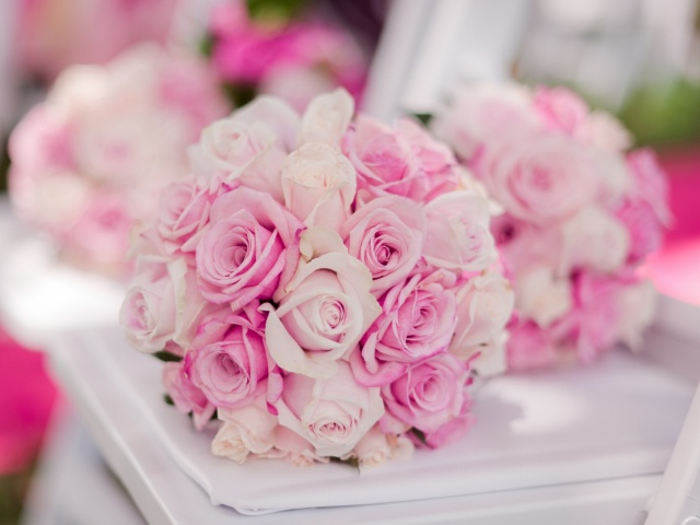 Обои Wedding Bouquets 640x480