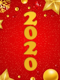 Screenshot №1 pro téma Happy New Year 2020 Messages 240x320