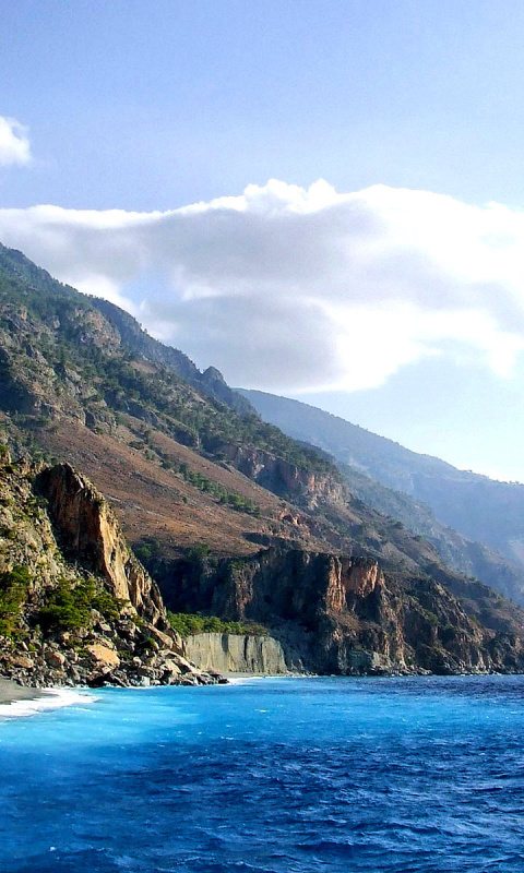 Screenshot №1 pro téma Crete Island Rock 480x800