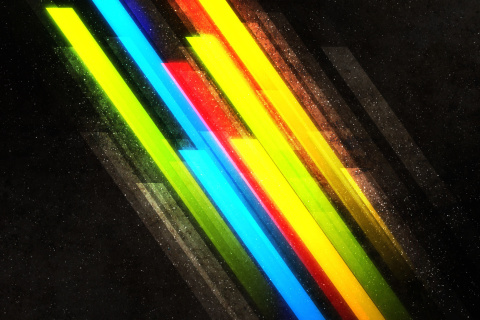Das Color Lines Wallpaper 480x320