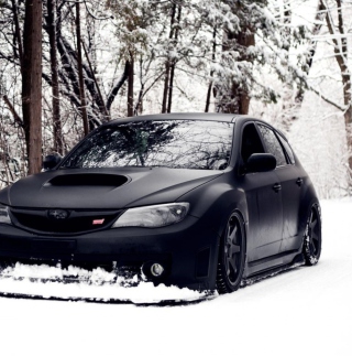 Subaru In Winter - Obrázkek zdarma pro 1024x1024