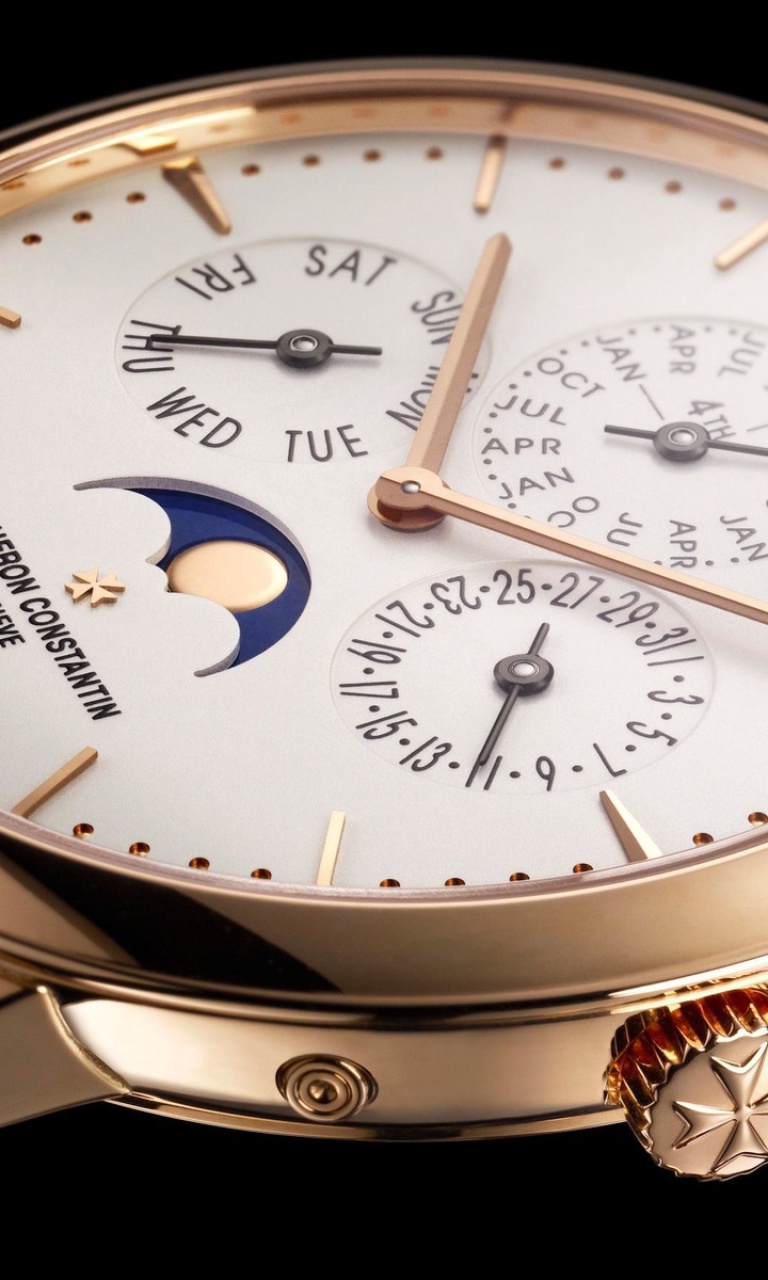 Screenshot №1 pro téma Vacheron Constantin Patrimony Perpetual Calendar 768x1280