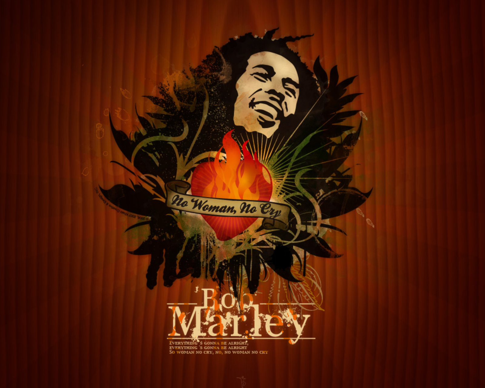 Fondo de pantalla Bob Marley 1600x1280