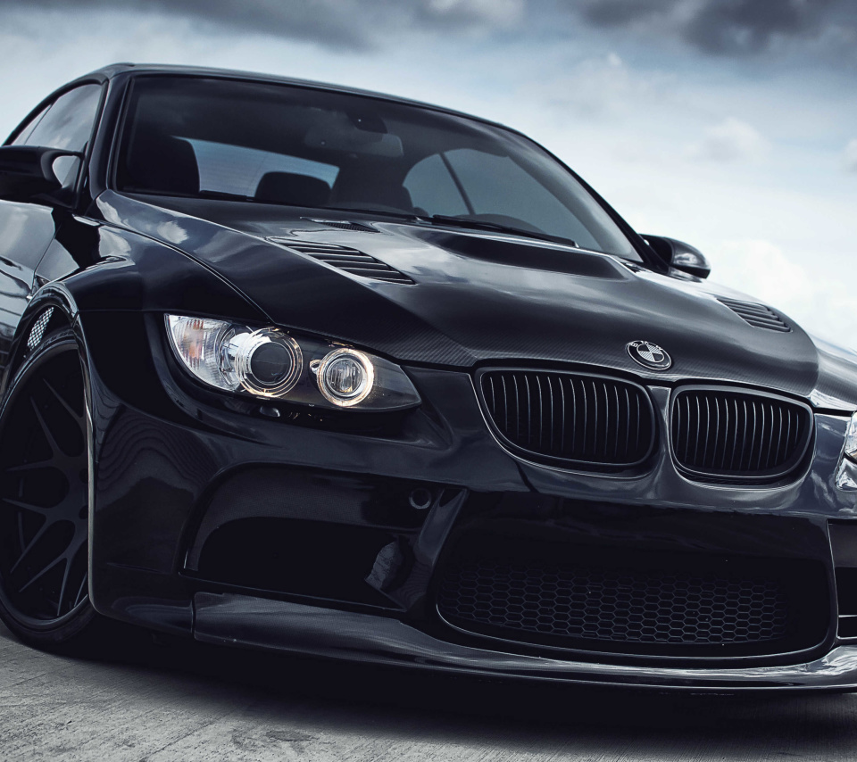 Black BMW E93 series 3 screenshot #1 960x854
