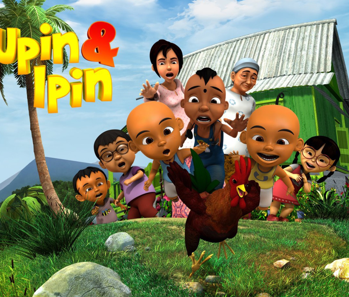 Обои Upin & Ipin 1200x1024