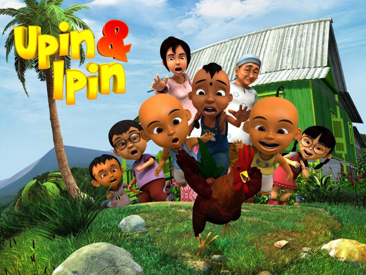 Обои Upin & Ipin 1280x960