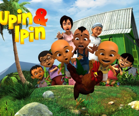 Upin & Ipin wallpaper 480x400