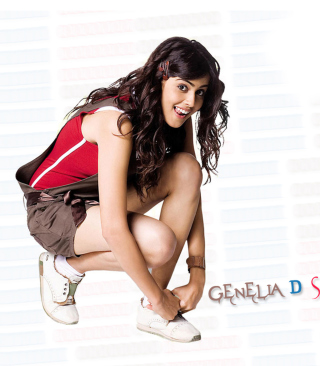 Genelia D'Souza - Obrázkek zdarma pro 320x480