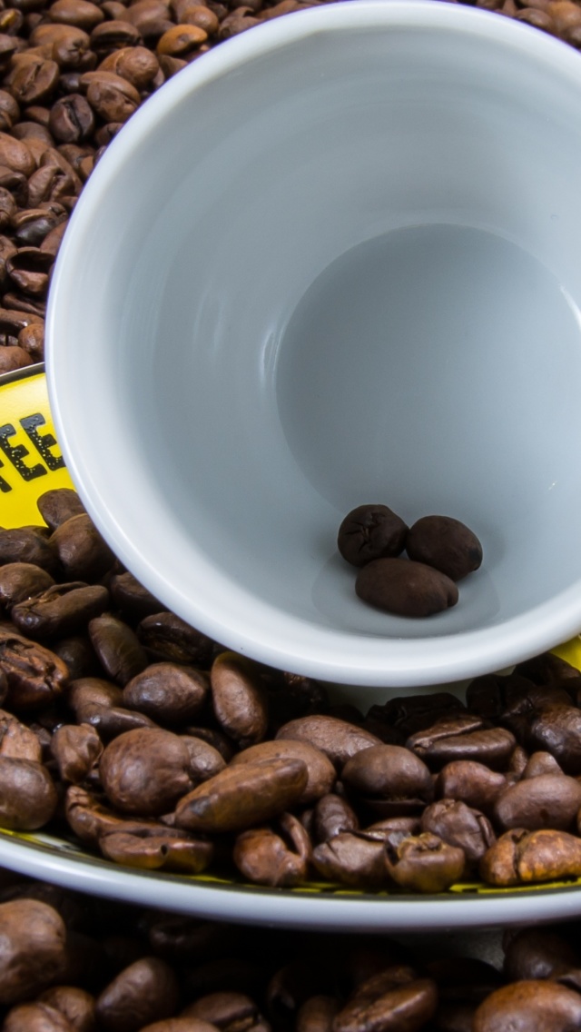 Coffee beans wallpaper 640x1136