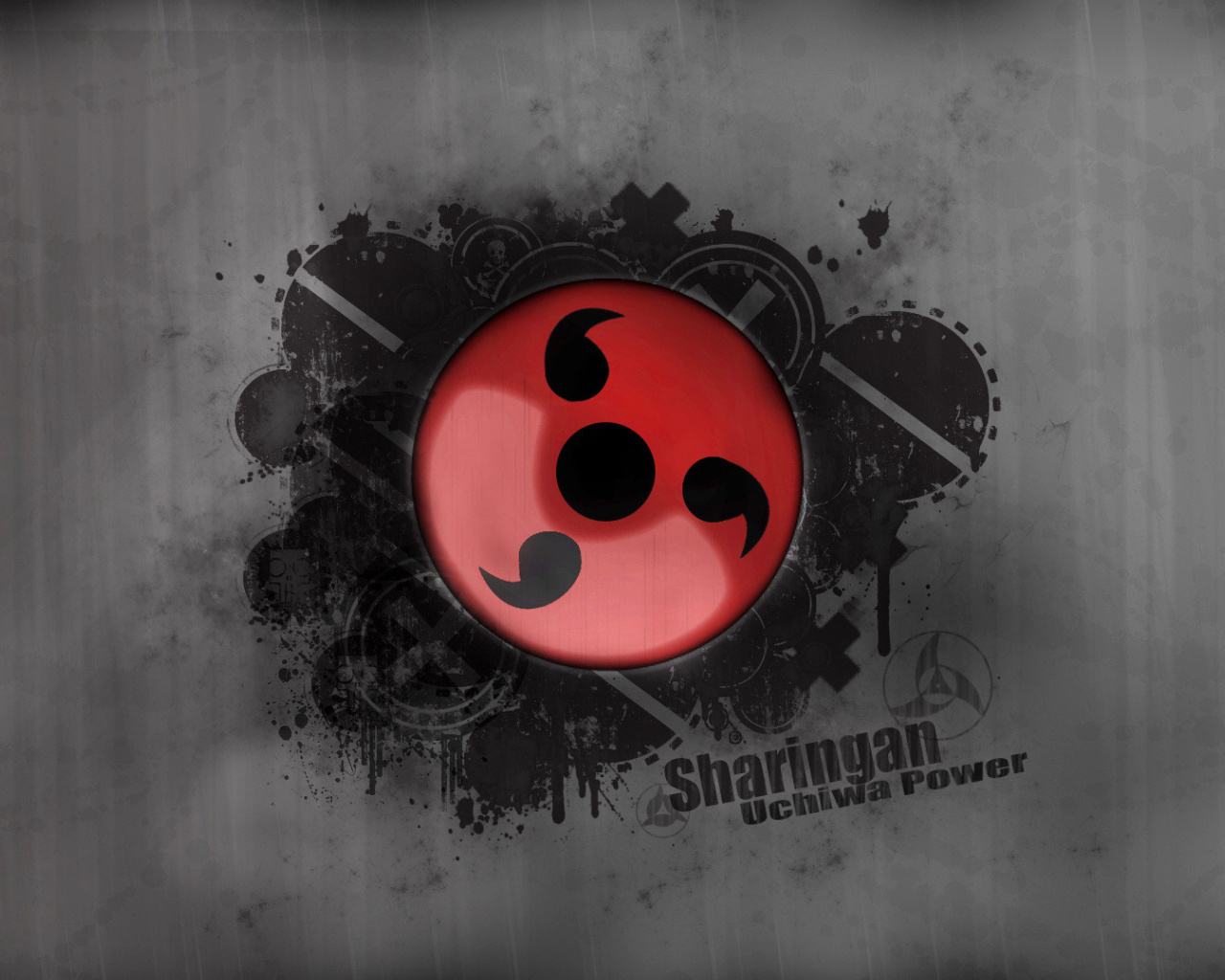 Screenshot №1 pro téma Sharingan, Naruto 1280x1024