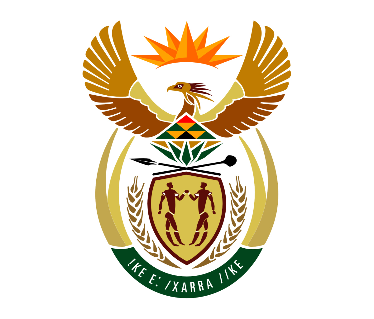 Screenshot №1 pro téma South Africa Coat Of Arms 1200x1024