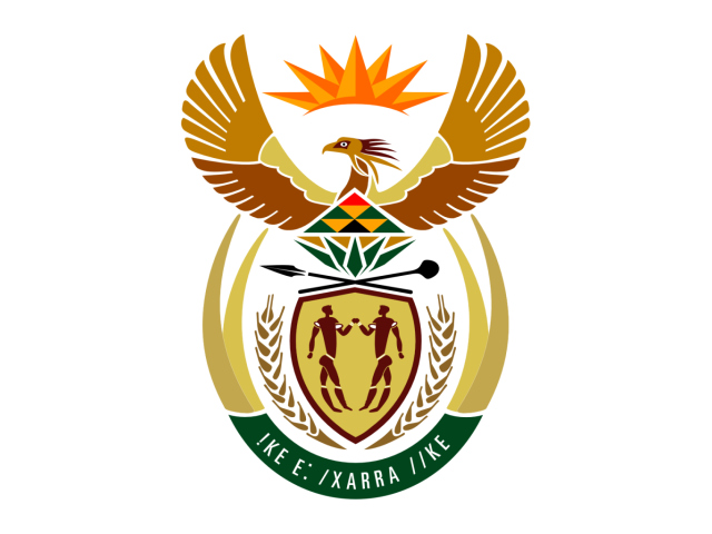 Das South Africa Coat Of Arms Wallpaper 640x480