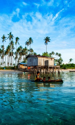 Обои Malaysia Tropical Coast 240x400