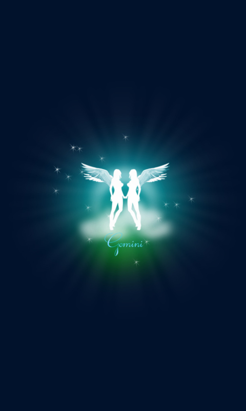 Gemini Women wallpaper 480x800