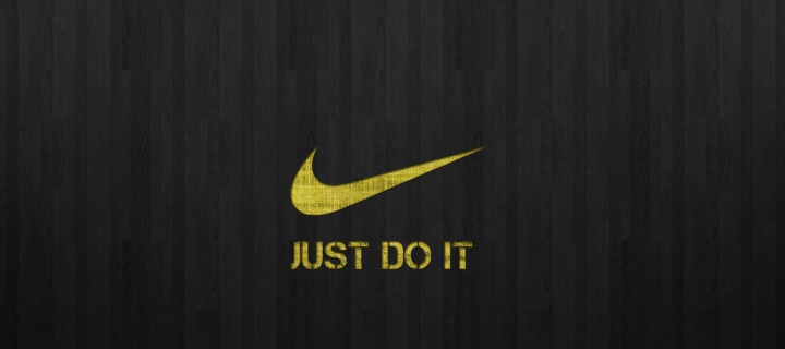 Das Just Do It Wallpaper 720x320