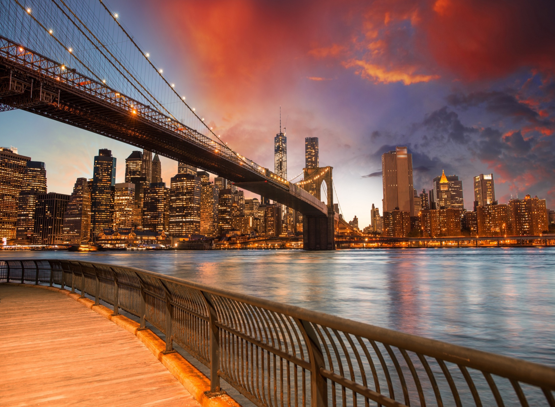 Fondo de pantalla NYC - Brooklyn Bridge 1920x1408