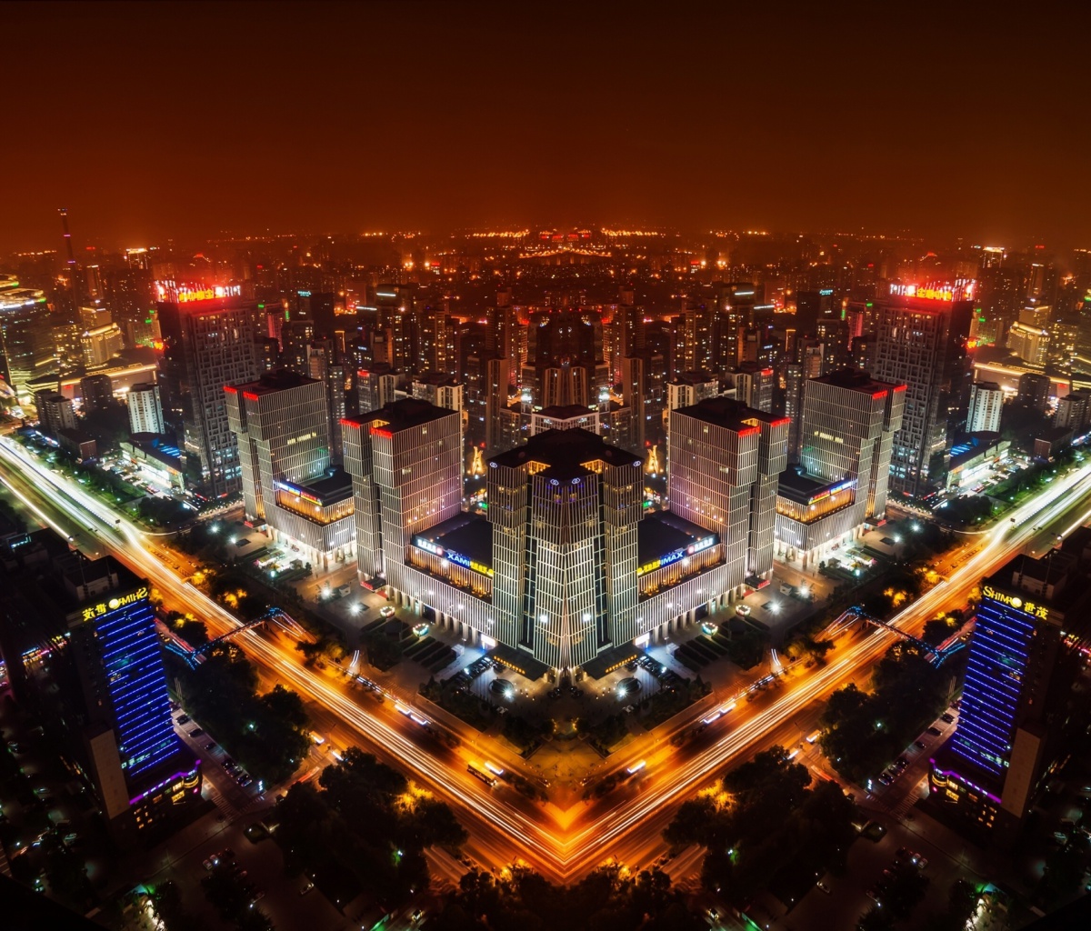 Beijing Panorama In China wallpaper 1200x1024