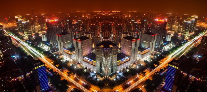 Screenshot №1 pro téma Beijing Panorama In China 720x320