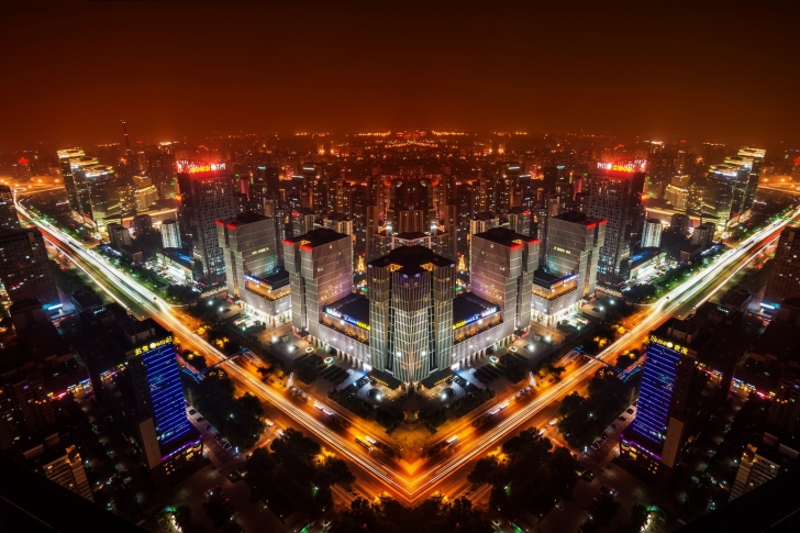 Обои Beijing Panorama In China
