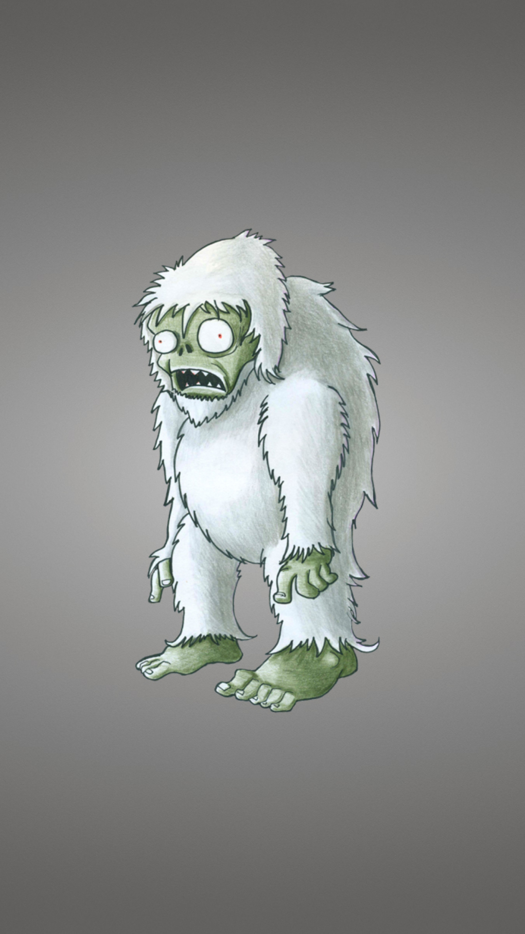 Обои Zombie Snowman 1080x1920