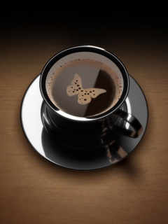 Screenshot №1 pro téma Butterfly Coffee 240x320