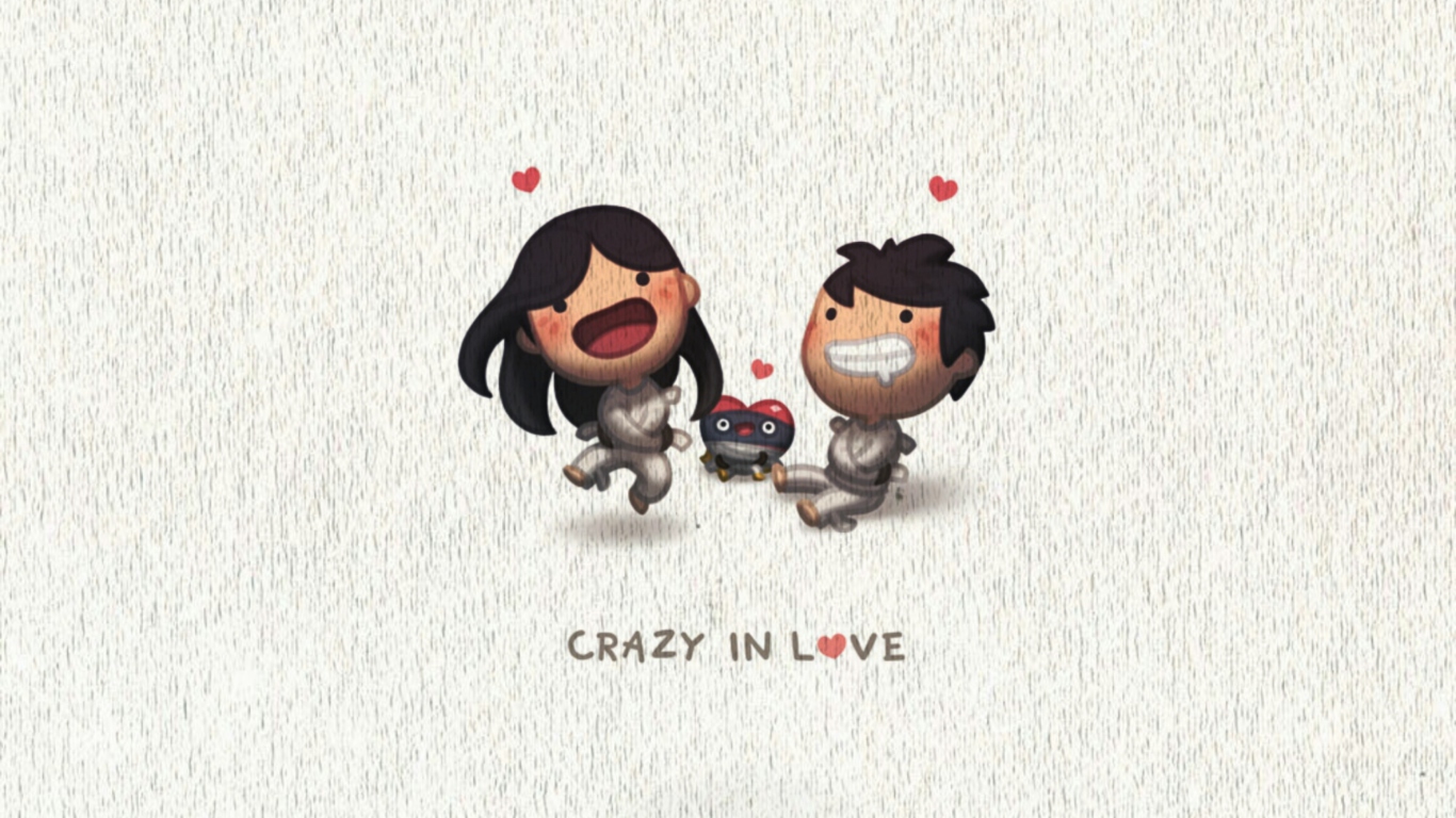 Screenshot №1 pro téma Love Is - Crazy In Love 1366x768
