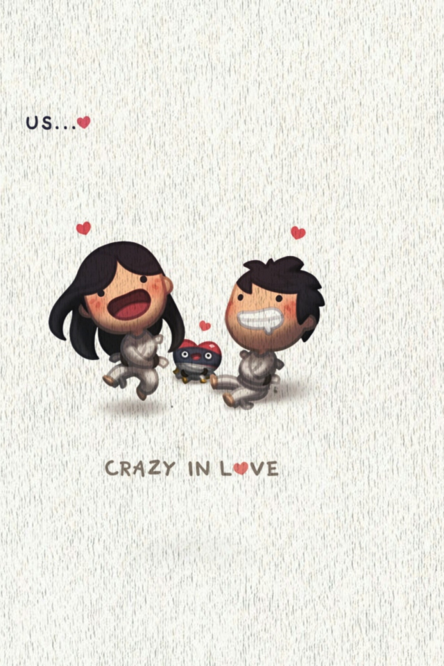 Fondo de pantalla Love Is - Crazy In Love 640x960