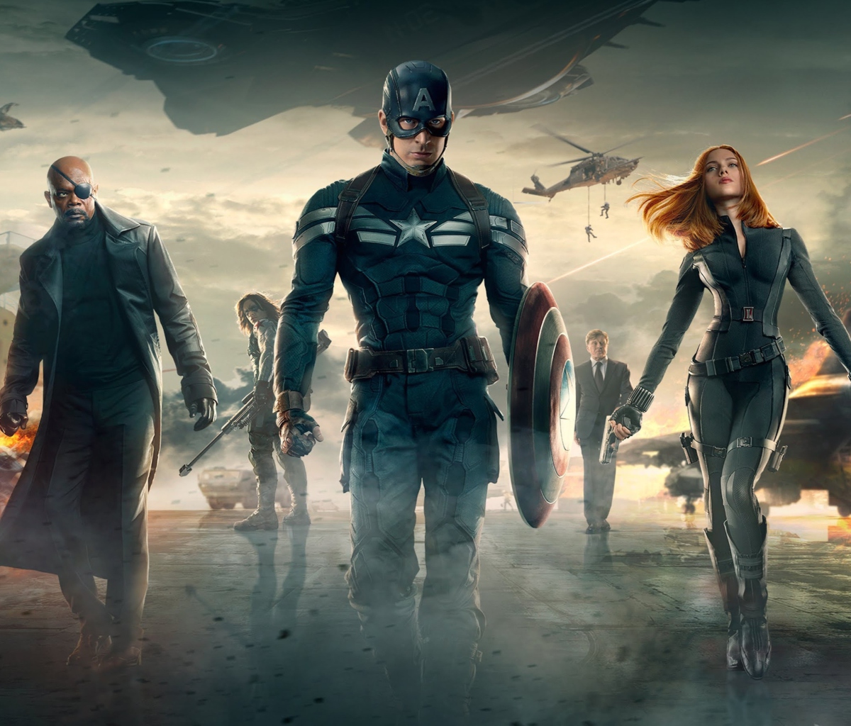 Sfondi Captain America The Winter Soldier Movie 1200x1024
