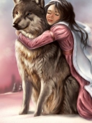 Screenshot №1 pro téma Princess And Wolf 132x176