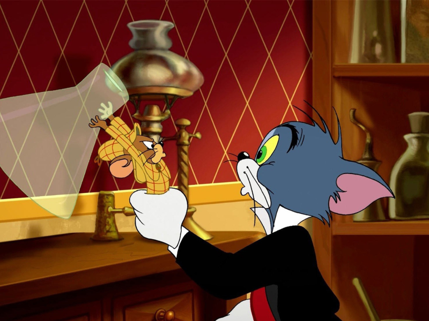 Screenshot №1 pro téma Tom and Jerry, 33 Episode, The Invisible Mouse 1400x1050