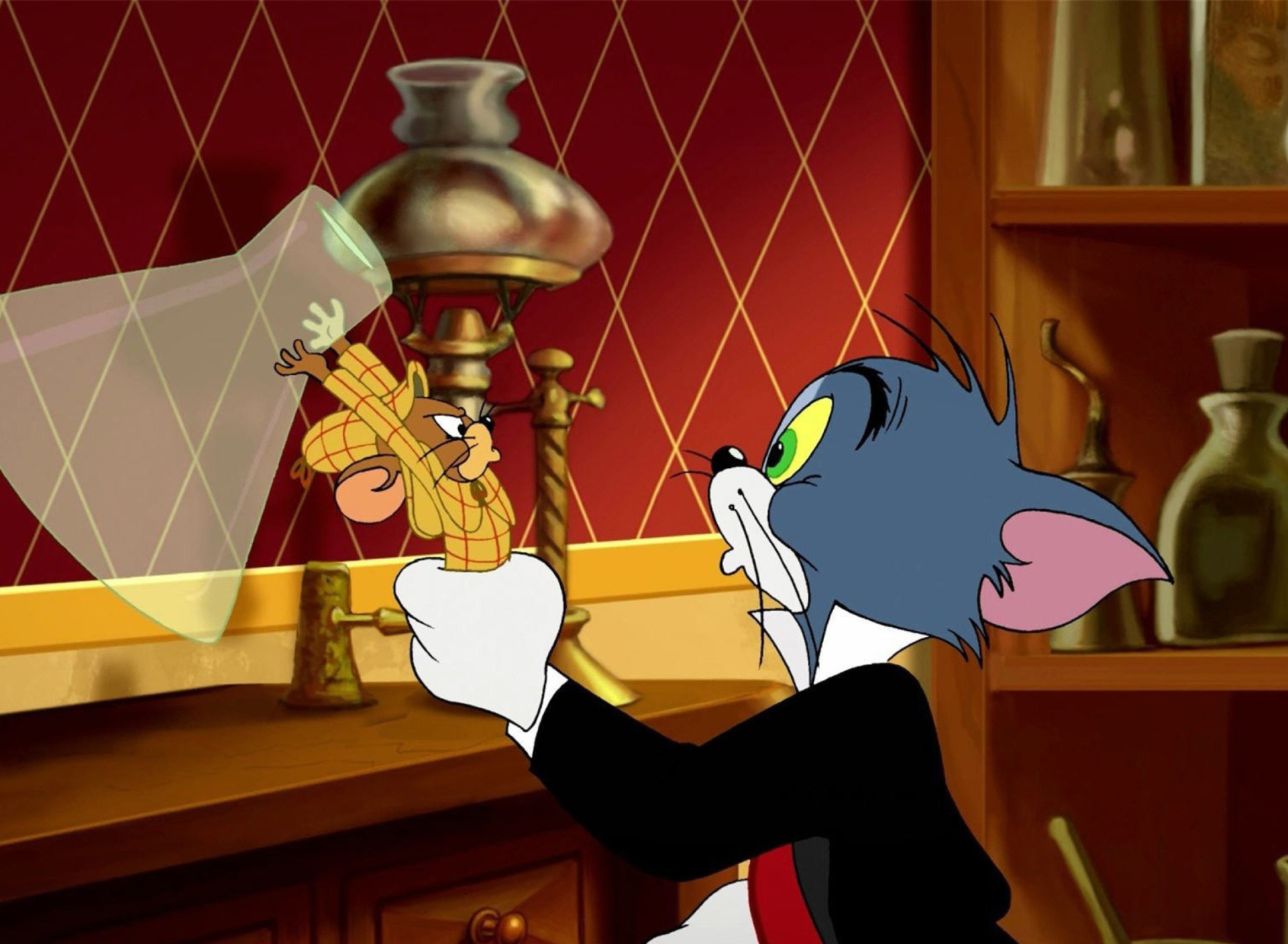 Screenshot №1 pro téma Tom and Jerry, 33 Episode, The Invisible Mouse 1920x1408