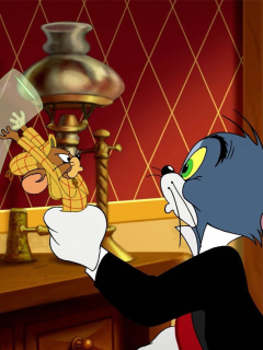 Обои Tom and Jerry, 33 Episode, The Invisible Mouse 240x320