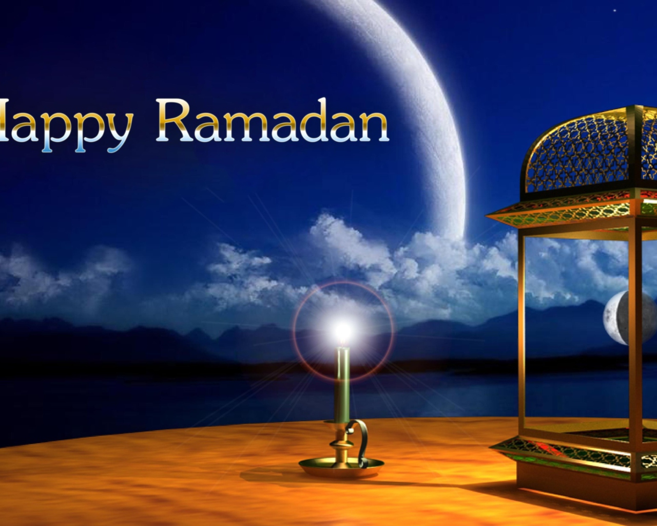 Das Happy Ramadan Wallpaper 1280x1024