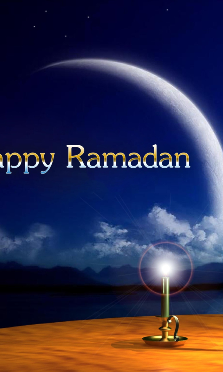 Das Happy Ramadan Wallpaper 768x1280